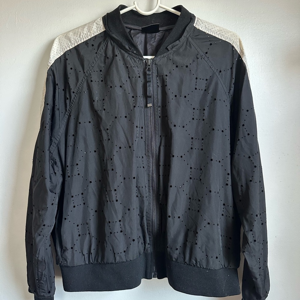 GAP Black and White Bomber Jacket